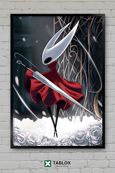 TABLOX Hollow Knight Hollow Darkness Game Art Αφίσα Παιχνιδιού με Πλαίσιο Δια...