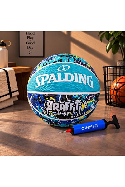 muonsports Kaliteli Pompa Hediyeli Şık Desenli Basketbol Topu