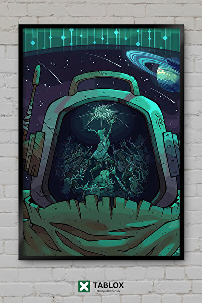 TABLOX Διακοσμητικός πίνακας MDF με θέμα το Outer Wilds Game Space Exploratio...