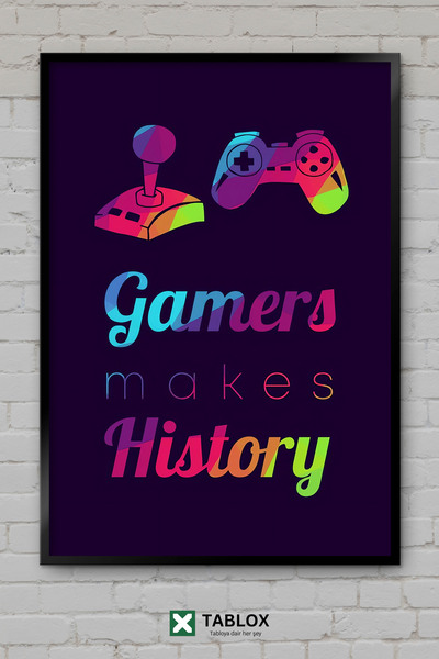 TABLOX Διακοσμητικός πίνακας MDF με θέμα το gaming, για παιχνιδιάρες, εισαγωγ...