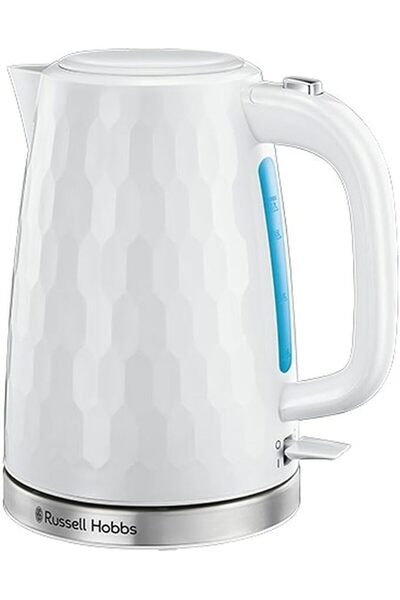 RUSSELL HOBBS 26050-70 غلاية 'هونيكوم'، سعة 1.7 لتر، لون أبيض