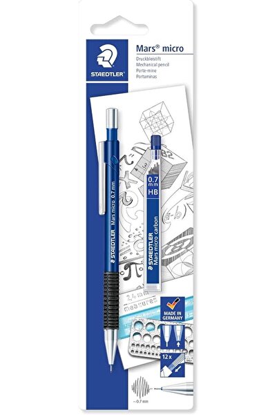 Staedtler Mechanical Pencil Mars Micro 7757Bk25Da - 0.7 mm (Blister Card Pack...
