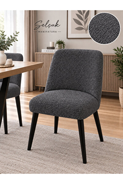 Oval Sandalye Kılıfı Esnek Uyumlu Koruyucu Örtü