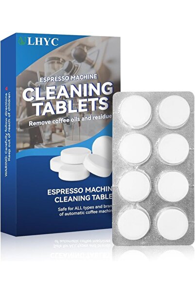 GENERAL Allhike 8Pcs Espresso Machine Cleaning Tablets Food Grade Automatic C...