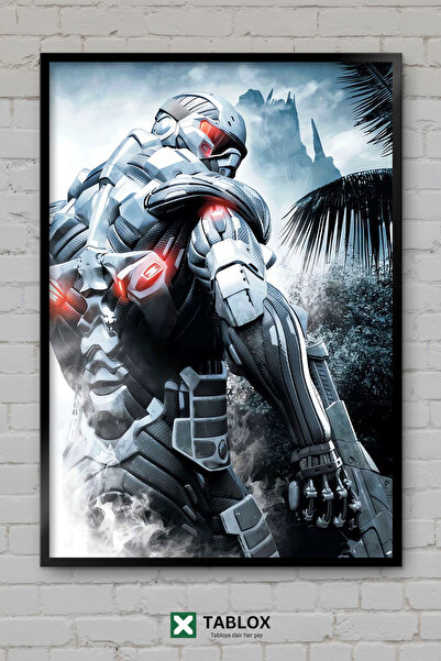 TABLOX Crysis Game Αφίσα δράσης επιστημονικής φαντασίας με πλαίσιο, διακοσμητ...