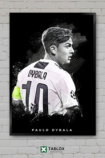 TABLOX Paulo Dybala Fudbaler Fudbal Argentina Poster Okvir Izgled Dekorativna...