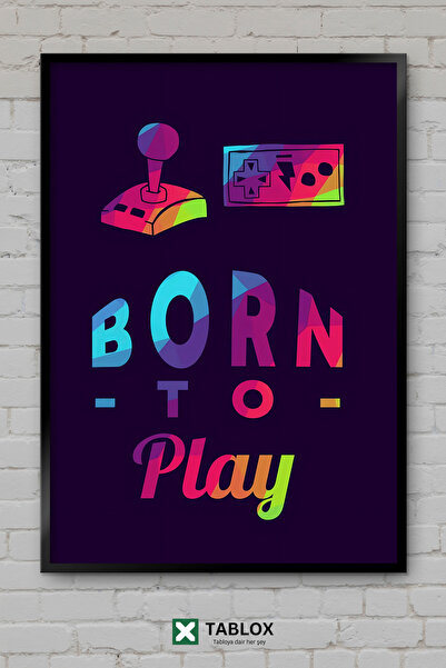 TABLOX Poster cu mesaj motivațional pentru jucători de jocuri, cu aspect deco...