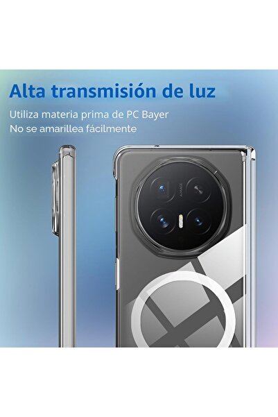 Rivor Honor Magic V6 Uyumlu Kılıf Magsafe Wireless Kablosuz Şarj Destekli Şeffaf Darbe Emici Kapak