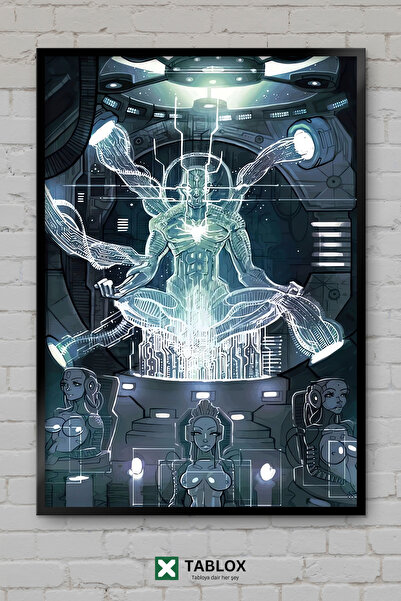 TABLOX Ghostrunner Game Science Fiction Action Αφίσα Διακοσμητικός πίνακας MD...