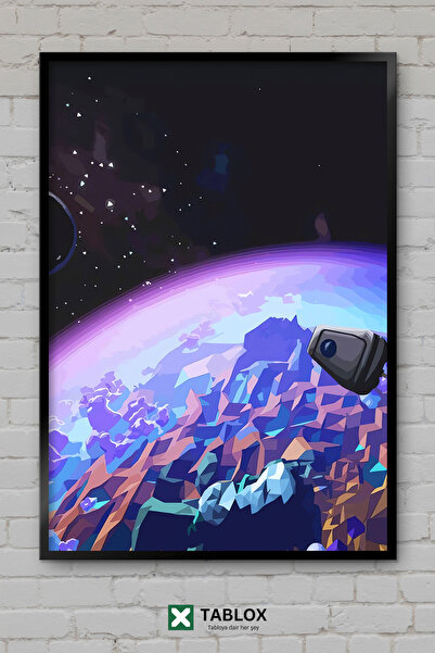 TABLOX Astroneer Game Space Science Fiction Adventure Αφίσα με πλαίσιο Διακοσ...