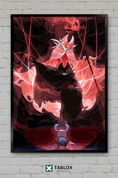 TABLOX Hollow Knight Gaming Game Dark Fantasy Αφίσα με διακοσμητικό πλαίσιο, ...