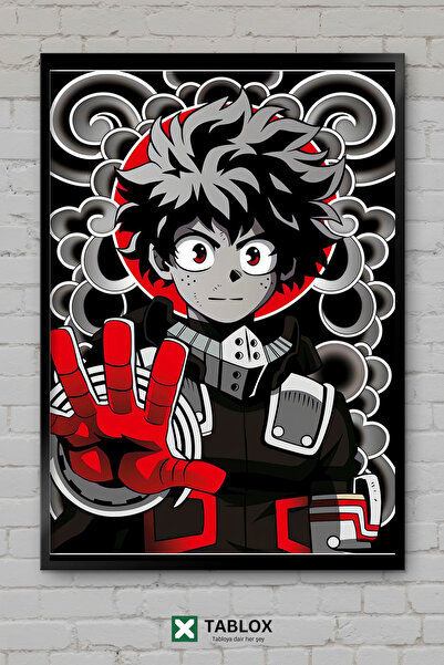 TABLOX My Hero Academia Anime Manga Deku Bakugo Ήρωας με κορνίζα Διακοσμητικό...