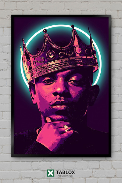 TABLOX Kendrick Lamar Rapper Rapper Muzică Hip Hop Cântec Tablou decorativ în...