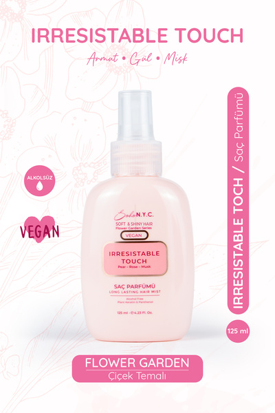 Soho N.Y.C. Irresistible Touch -Armut – Gül – Misk- Kokulu Saç Parfümü 125 ml...