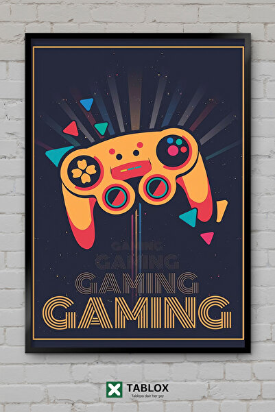 TABLOX Poster retro pentru jocuri video, artă decorativă, tablou decorativ în...