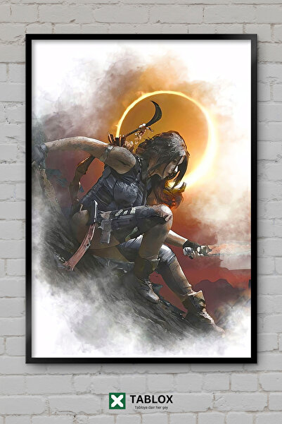 TABLOX Tomb Raider Lara Croft Βιντεοπαιχνίδι Περιπετειώδης Αφίσα Παιχνιδιού μ...