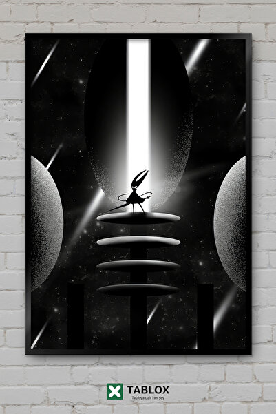 TABLOX Διακοσμητικός πίνακας MDF με πλαίσιο Hollow Knight Game Knight of Dark...