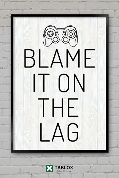 TABLOX Game Gamer Neon Decor Artă Poster de perete Tablou decorativ înrămat d...