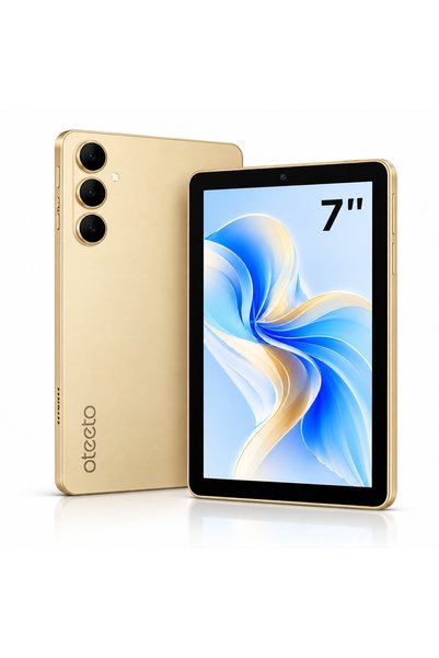 CCIT تابلت Oteeto TAB7 ‏7 بوصة، 8GB RAM، 256GB، أندرويد 14، 5G مع كيبورد وماوس