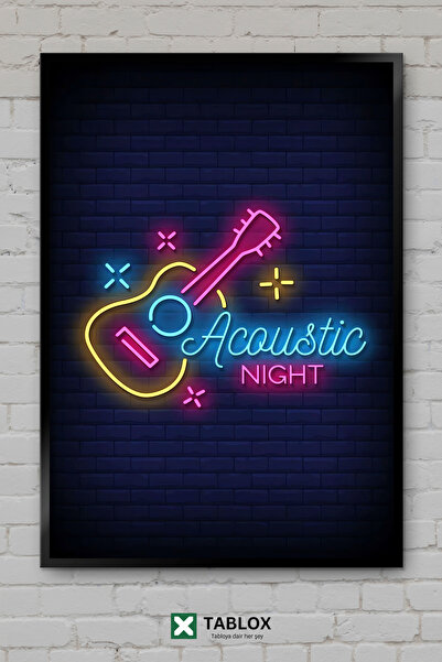 TABLOX Acoustic Night Ακουστική Νυχτερινή Μουσική Συναυλία Τέχνης Διακοσμητικ...