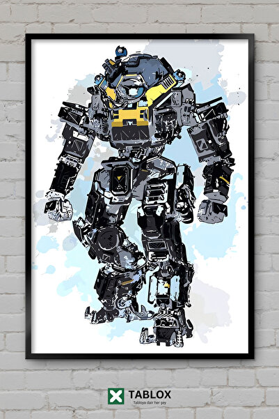 TABLOX Αφίσα δράσης Titanfall Video Game Robot Mecha με πλαίσιο, διακοσμητικό...