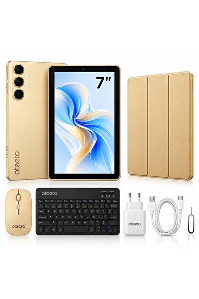 CCIT Oteeto Tab7 Tablet ‏ 7 Inch 8Gb Ram 256Gb Android 14 5g Tablet Pc with K...