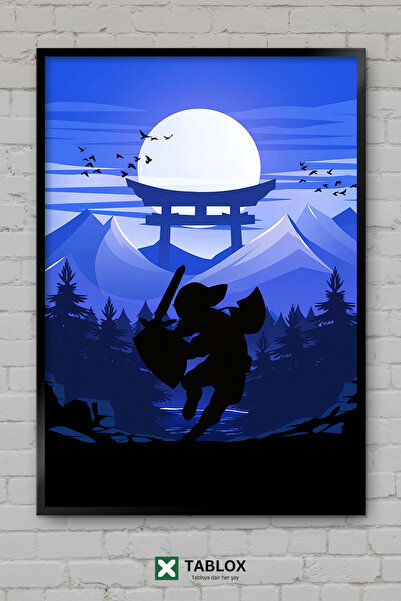 TABLOX Breath Of The Wild Zelda Game Poster fantastic cu aspect de cadru, tab...