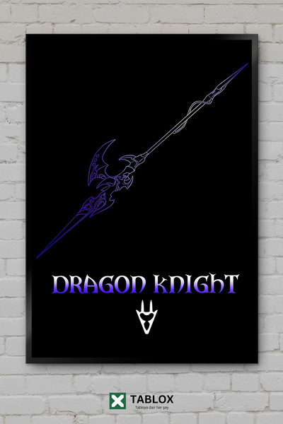 TABLOX Dragon Knight Dragon Knight Final Fantasy Xiv 14 Διακοσμητικός πίνακας...