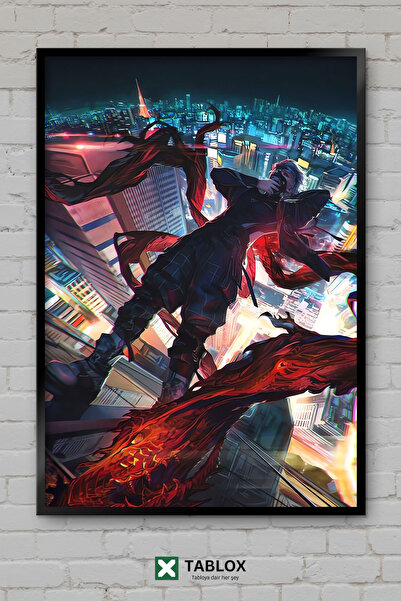 TABLOX Tokyo Ghoul Anime Manga Αφίσα με χαρακτήρες και σκηνικά, Διακοσμητικός...