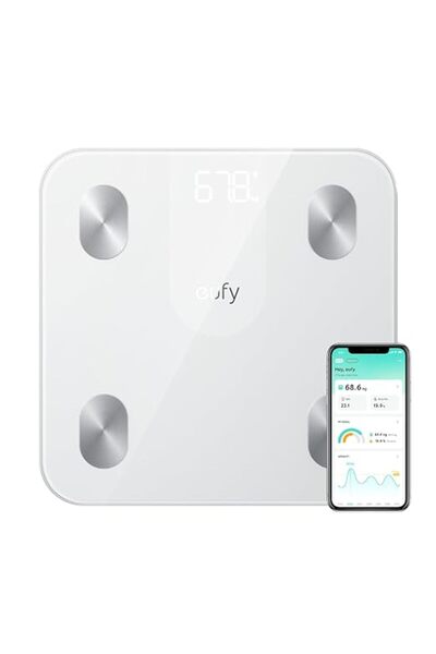 eufy by Anker Smart Scale A1 Compact Digital Scale with Bluetooth, with 12 Me...