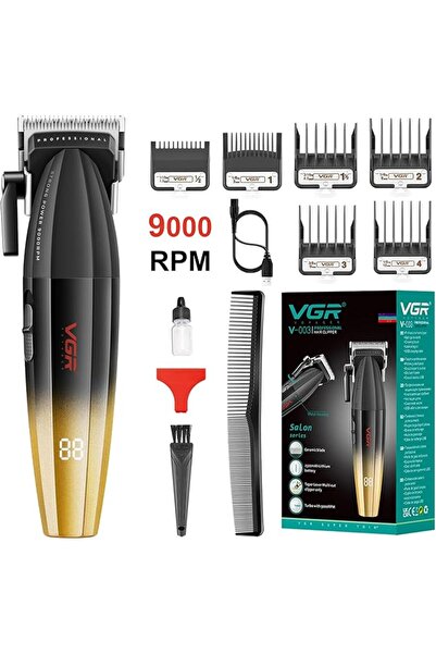 VGR 003 Fresh Fade Hair Clipper, Professional Hair Trimmer, Cord/Cordless Rec...