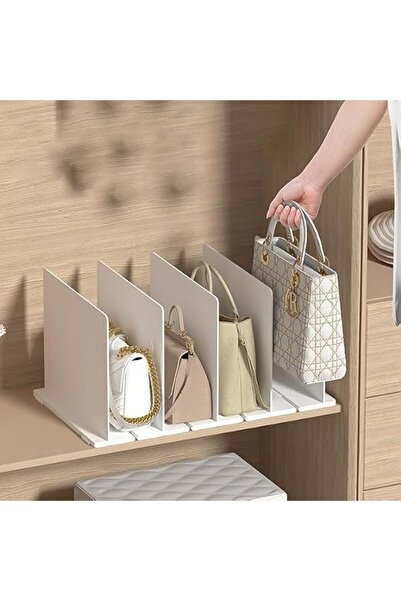PYEBE Purse Organizer for Closet, Shelf Dividers for Closet Organization Adju...
