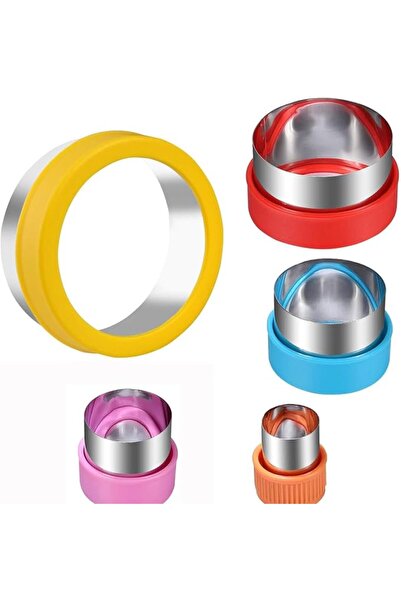 GENERAL Round Cookie Biscuit Cutter Set, 5 Pcs Circle Pastry Cutters, Stainle...