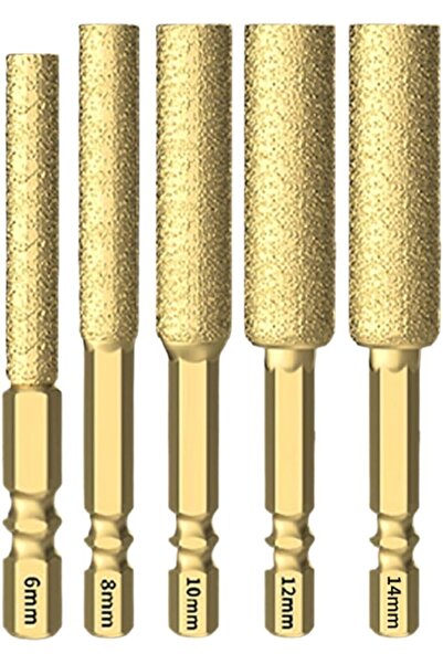 GENERAL Shank Tile Drill Bits Set, Marble Grinding Drilling Tool Set for Conc...