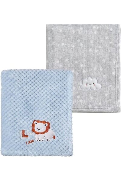 CREVENT 2Pcs 76x102cm Cute Cozy Fluffy Warm Baby Blankets for Infants Toddler...