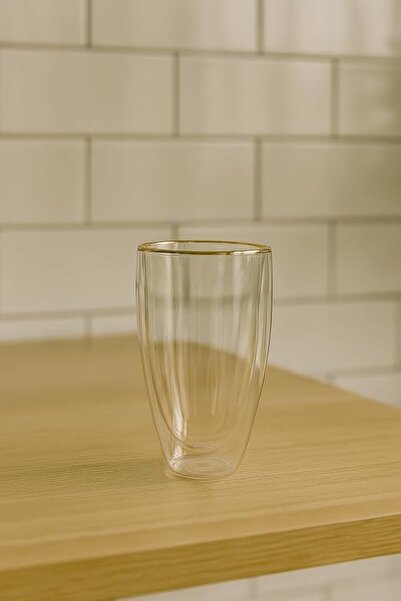 B&D Premium Double-Walled Glass Cup – 350ml Insulated Coffee & Tea Tumbler | ...