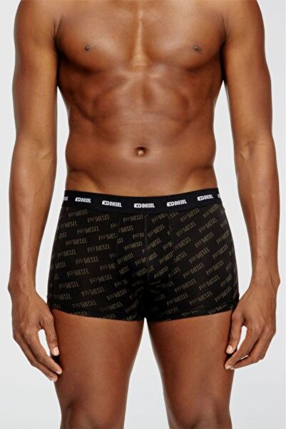 Diesel SİYAH ERKEK 3'LÜ BOXER SETİ