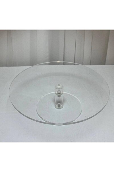 OEM Acrylic Candy Bar Platter with Leg - Diameter 40cm