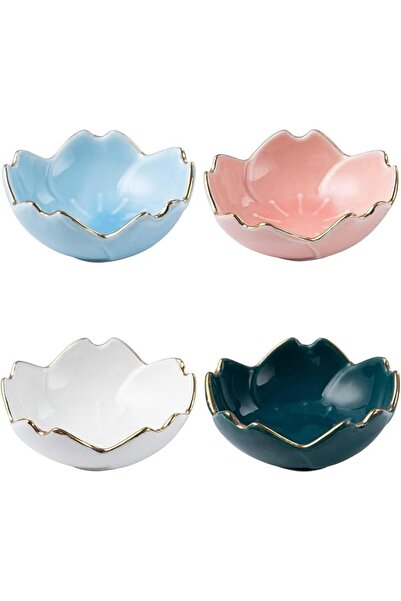 ASKIND 4Pcs Soy Sauce Dishes, Porcelain Sauce Dish, Seasoning Dish, Sushi Soy...
