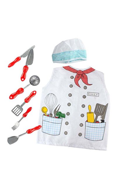 Arabest Children's Chef Role Play Costume and Kitchen Play Set,Washable Apron...