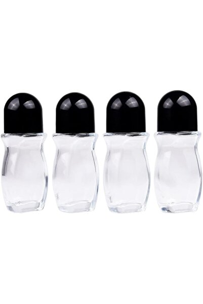 lunirawear 4Pcs Roller Bottles, Glass Roll On Containers, 30ml Clear Empty Ma...