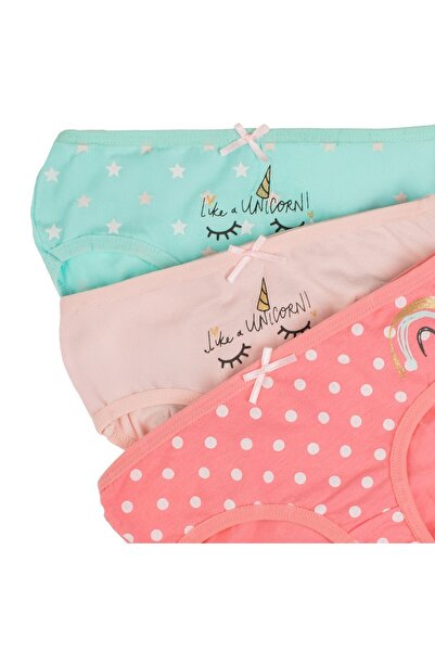 OEM Set Chiloti Colorati cu Imprimeu Unicorn pentru Copii - 3 perechi