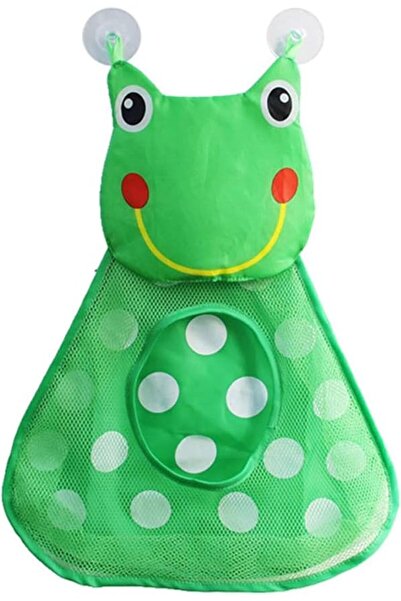 Tazweeq Mesh Bath Storage Bag for Kids Toddlers with 2 Suction Cups - Bathtub...