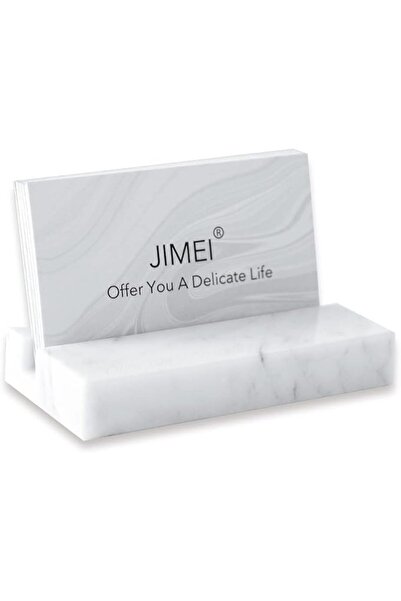 Jimei Palace JIMEI Business Card Holder for Desk - Elegant Business Card Disp...