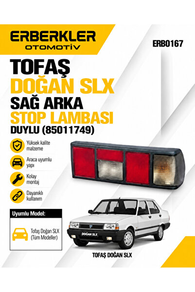 ERBERKLER Tofaş Doğan Slx Sağ Arka Stop Lambası Duylu 85011749 OPAR MARKA