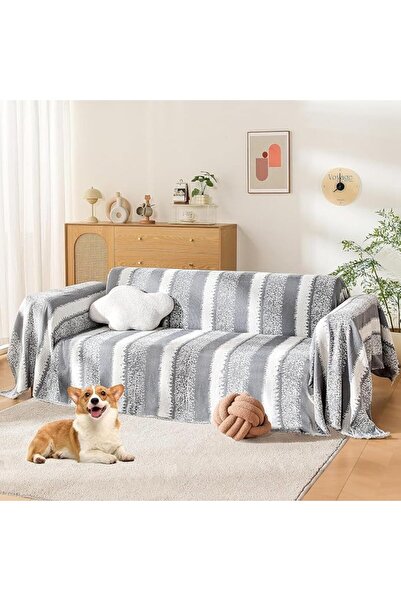 DoubleCare 180 * 180cm, Boho Couch Cover, Soft Sofa Cover Towel, Couch Slipco...
