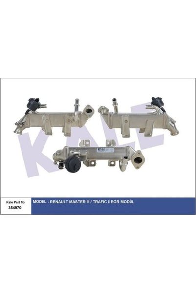KALE 354970 Egzoz EGR Gazı Soğutucu Master III Trafic II M9r M9t 2GA827851B