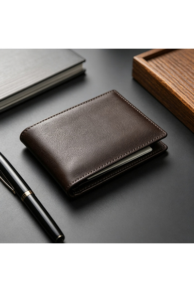 Generic Brand Vintage Style PU Wallet for Man, Ultra Slim Wallet, Anti-Scan P...
