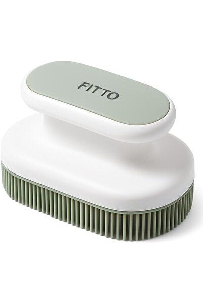 fitto Soft Bristle Cleaning Brush, Silicone Laundry Stain Brush Small, for Cl...