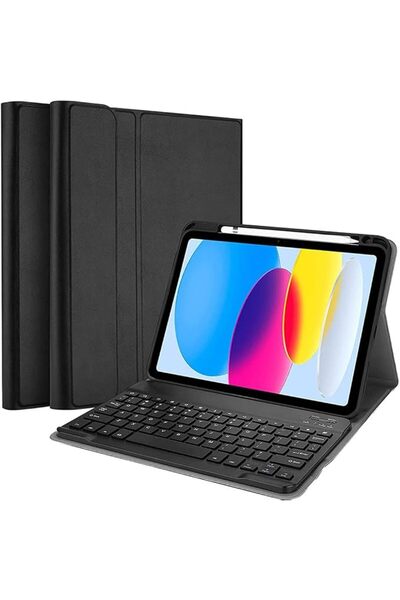 Generic Hard Protective Case Cover with Magnetically Detachable Wireless Keyb...